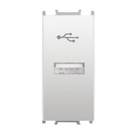 Viko Panasonic 1M Alt Kapak Modüler Opak Beyaz USB Konnektör