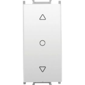 Viko Panasonic 1M Kapak Modüler Opak Beyaz Tek Düğmeli Jaluzi Kumanda Anahtarı