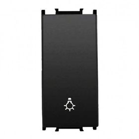 Viko Panasonic 1M Modüler Siyah Light Yaylı Anahtar Kapak