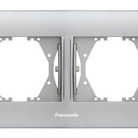 Viko Panasonic 2'li Thea Blu Chrome Matt Beyaz Çerçeve