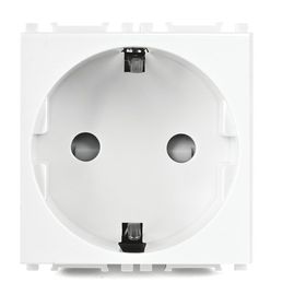 Viko Panasonic 2M Çocuk Korumalı Alt Kapak Modüler Opak Beyaz Topraklı Priz