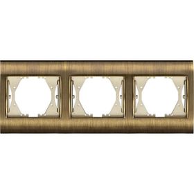 Viko Panasonic 3'lü Thea Blu Antique Dore Çerçeve