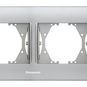 Viko Panasonic 4'lü Thea Blu Chrome Matt Beyaz Çerçeve