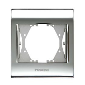 Viko Panasonic Tekli Thea Blu Chrome Beyaz Çerçeve