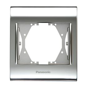 Viko Panasonic Tekli Thea Blu Chrome Beyaz Çerçeve