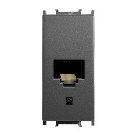 Viko Panasonic Thea 1 m Cat-6 E Alt Kapak Modüler Füme Data İnternet Prizi