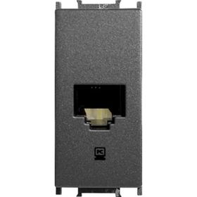 Viko Panasonic Thea 1 m Cat-6 E Alt Kapak Modüler Füme Data İnternet Prizi