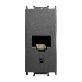 Viko Panasonic Thea 1 m Cat-6 E Alt Kapak Modüler Füme Data İnternet Prizi