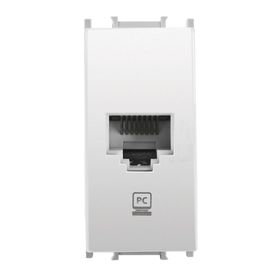 Viko Panasonic Thea 1 m Cat-6 E Alt Kapak Modüler Opak Beyaz Data İnternet Prizi