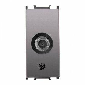 Viko Panasonic Thea 1 m F Konnektörlü Sonlu Alt Kapak Modüler Antrasit Uydu Prizi