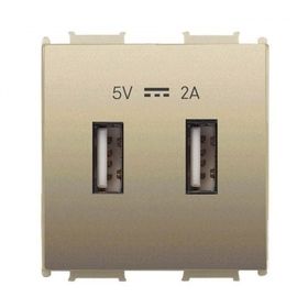 Viko Panasonic Thea 2 m 5 V 2 A Alt Kapak Modüler Dore USB Şarj Prizi