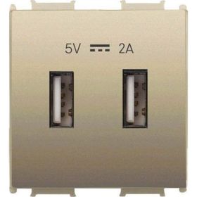 Viko Panasonic Thea 2 m 5 V 2 A Alt Kapak Modüler Dore USB Şarj Prizi