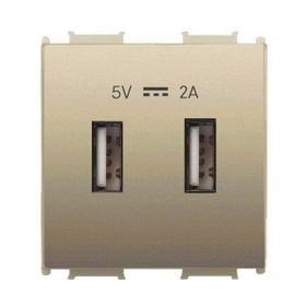 Viko Panasonic Thea 2 m 5 V 2 A Alt Kapak Modüler Dore USB Şarj Prizi