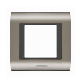 Viko Panasonic Thea 2 m Sistema Serisi İnox Füme Çerçeve
