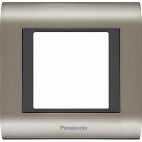 Viko Panasonic Thea 2 m Sistema Serisi İnox Füme Çerçeve