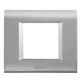 Viko Panasonic Thea 2M Sistema Chrome Matt Metalik Beyaz Çerçeve