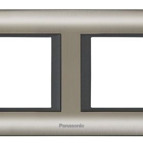 Viko Panasonic Thea 2x2 m Sistema Serisi İnox Füme Çerçeve