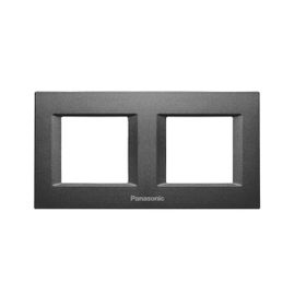 Viko Panasonic Thea 2X2M Optima Serisi Füme Renk Çerçeve