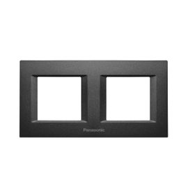 Viko Panasonic Thea 2x2M Optima Serisi Siyah Renk Çerçeve