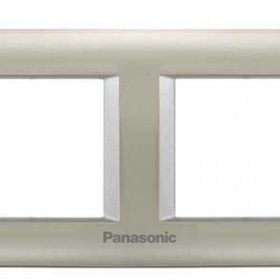 Viko Panasonic Thea 2x2M Sistema Inox Matt Metalik Beyaz Çerçeve