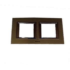Viko Panasonic Thea 2x2M Ultima Metal Eloxal Bronz Renk Çerçeve