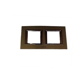 Viko Panasonic Thea 2x2M Ultima Metal Eloxal Bronz Renk Çerçeve