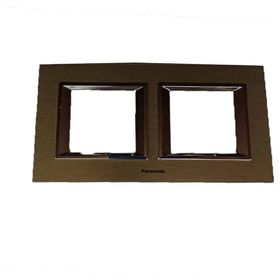 Viko Panasonic Thea 2x2M Ultima Metal Eloxal Bronz Renk Çerçeve