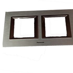 Viko Panasonic Thea 2x2M Ultima Metal Eloxal Gümüş Renk Çerçeve