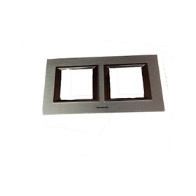 Viko Panasonic Thea 2x2M Ultima Metal Eloxal Gümüş Renk Çerçeve
