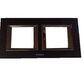 Viko Panasonic Thea 2x2M Ultima Metal Eloxal Siyah Renk Çerçeve