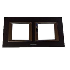 Viko Panasonic Thea 2x2M Ultima Metal Eloxal Siyah Renk Çerçeve