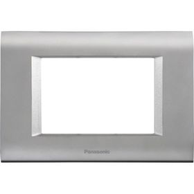 Viko Panasonic Thea 3M Sistema Chrome Matt Metalik Beyaz Çerçeve