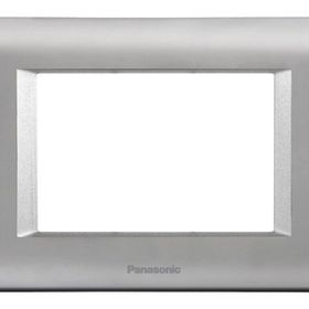 Viko Panasonic Thea 3M Sistema Chrome Matt Metalik Beyaz Çerçeve
