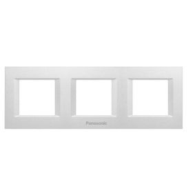 Viko Panasonic Thea 3x2M Optima Serisi Metalik Beyaz Renk Çerçeve