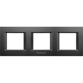 Viko Panasonic Thea 3x2M Optima Serisi Siyah Renk Çerçeve