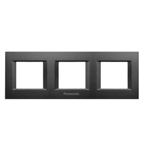 Viko Panasonic Thea 3x2M Optima Serisi Siyah Renk Çerçeve