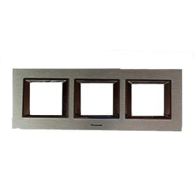 Viko Panasonic Thea 3x2M Ultima Metal Eloxal Gümüş Renk Çerçeve