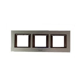 Viko Panasonic Thea 3x2M Ultima Metal Eloxal Gümüş Renk Çerçeve