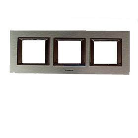 Viko Panasonic Thea 3x2M Ultima Metal Eloxal Gümüş Renk Çerçeve