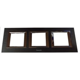 Viko Panasonic Thea 3x2M Ultima Metal Eloxal Siyah Renk Çerçeve