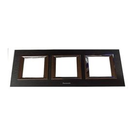 Viko Panasonic Thea 3x2M Ultima Metal Eloxal Siyah Renk Çerçeve