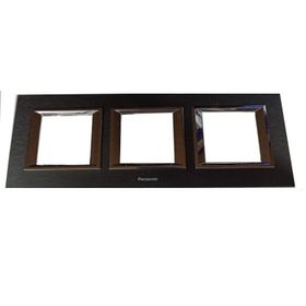 Viko Panasonic Thea 3x2M Ultima Metal Eloxal Siyah Renk Çerçeve