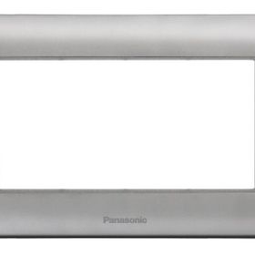 Viko Panasonic Thea 4M Sistema Chrome Matt Metalik Beyaz Çerçeve