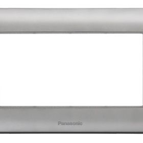 Viko Panasonic Thea 4M Sistema Chrome Matt Metalik Beyaz Çerçeve