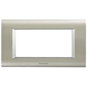 Viko Panasonic Thea 4M Sistema Inox Matt Metalik Beyaz Çerçeve