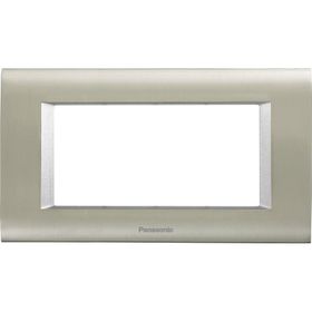 Viko Panasonic Thea 4M Sistema Inox Matt Metalik Beyaz Çerçeve