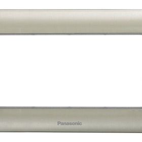 Viko Panasonic Thea 4M Sistema Inox Matt Metalik Beyaz Çerçeve