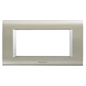 Viko Panasonic Thea 4M Sistema Inox Matt Metalik Beyaz Çerçeve