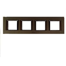 Viko Panasonic Thea 4x2M Ultima Metal Eloxal Bronz Renk Çerçeve