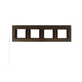 Viko Panasonic Thea 4x2M Ultima Metal Eloxal Bronz Renk Çerçeve